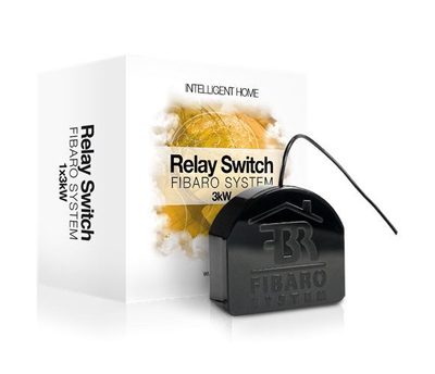 Контролен модул Fibaro FGS-213 ZW5, црн
