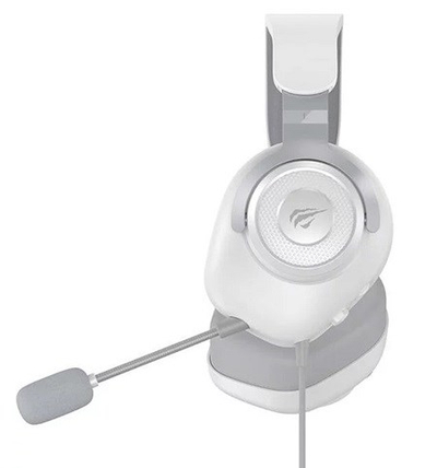 Kufje gaming Havit H2230BG, wireless, USB Type C, të bardha gri