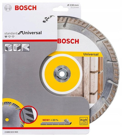 Set me disqe diamanti Bosch Pro Universal 2x230mm + XLock 125mm