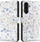 Këllëf-portofol Tech-Protect Wallet për Samsung Galaxy A56 5G, lëkurë eko, me lule, shumëngjyrësh
