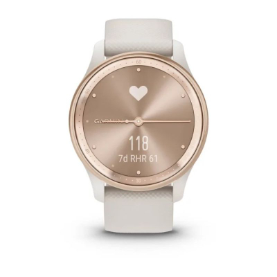 Orë e mençur Garmin Vivomove Trend 40mm, Bluetooth, Garmin Pay, ngjyrë ivory