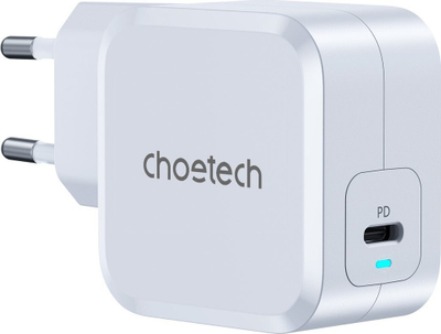 Karikues rrjeti Choetech PD8007, USB C, 45W PD PPS, i bardhë