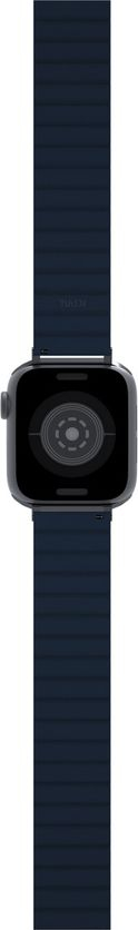 Rrip dore JCPal FlexForm për Apple Watch, 38/40/41mm, silikon, blu e errët