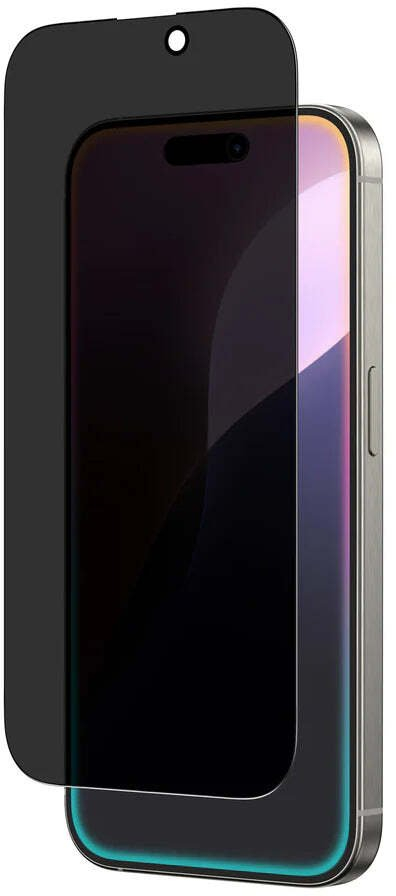 Xham mbrojtës Radix për iPhone 16 Pro, 6.3", Privacy, i zi