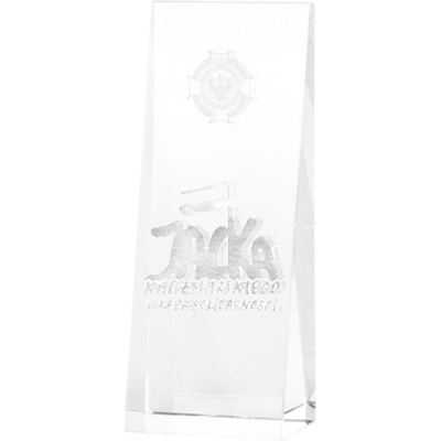 Kupë xhami Victoria Sport Glass, gdhendje 3D, me kuti, transparente