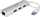 Hub StarTech USB, 1 x RJ-45 + 3 x USB-A 3.0 (ST3300G3UA), i argjendtë