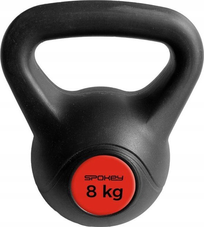 Kettlebell Spokey Ketla SPK-940840, 8 kg, plastike, i zi