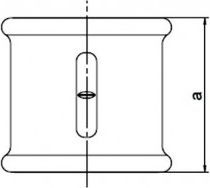 Reduktor tubash Foundry Zawiercie M2, 5/4" në 1", i zi