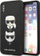 Futrollë telefoni Karl Lagerfeld KLHCI65SAKICKCBK, për iPhone XS Max, hardcase, e zezë
