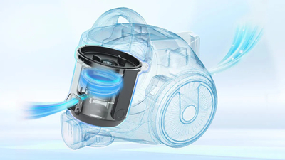 Fshesë me korrent Bosch Serie 2 Cleann’n BGC05AAA1, 4.5kg, depozitë pluhuri L, gri
