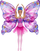 Lodër kukull Barbie Dance and Flutter, 2 në 1, balerinë edhe flutur, lejla