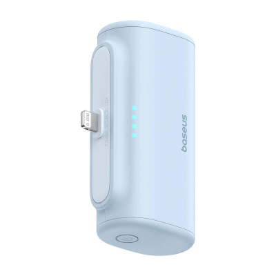 Powerbank Baseus OS Compact IP 5000mAh, 20W, me Lightning, blu