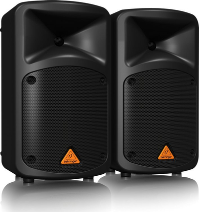 Sistem zërimi portativ Behringer Europort EPS500MP3, mikser 8 kanale, lexues MP3, i zi