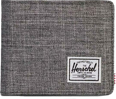 Portofol Herschel Hank 10368-00919, RFID, Raven Crosshatch, gri