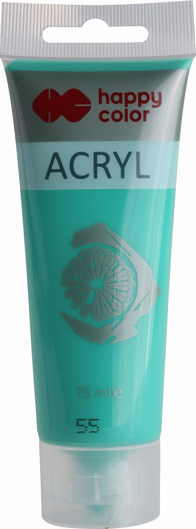 Ngjyrë akrylike Happy Color, 75 ml, smarald