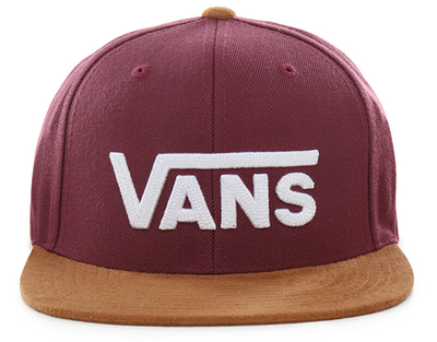 Kapelë Vans VN0A36ORTQV1, kuqe/kafe