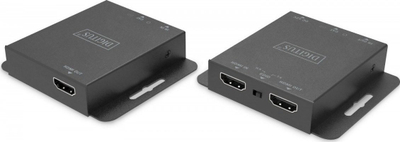 Sistem transmetimi AV Digitus HDMI Extender 4K, 70 m, me kabllo rrjete Cat.5e/6/7/8, set
