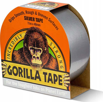 Shirit ngjitës Gorilla Tape Silver, 48mm, 11m, gri