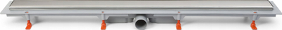 Kanal kullimi linear Werit JomoTech Exclusive Flis 50, 95 cm, inoks, me tapet izolimi