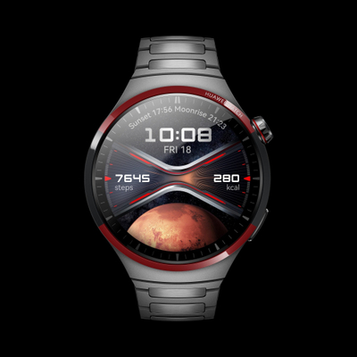 Ora e zgjuar Huawei Watch 4 Pro Space Edition, 1.5" AMOLED, GPS, titan gri