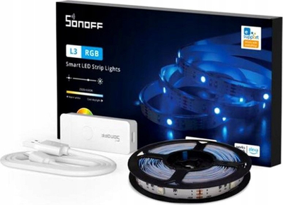 Shirit LED Sonoff L3, 5m, RGB, i shumëngjyrshëm