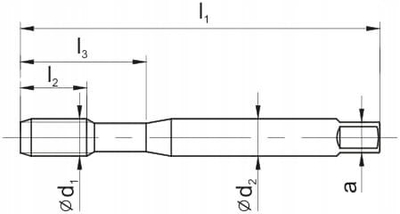 Çakmak gjujtës Fanar Mastertap C4-118M01-0016, M1.6, HSSE-PM, për metal