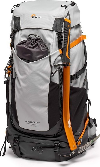 Çantë shpine fotografike Lowepro PhotoSport PRO BP 70L AW III, 70L, për DSLR e mirrorless, gri e errët e hapur