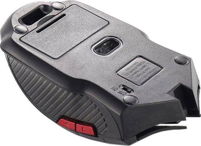 Maus gaming optik wireless, 1600 DPI, USB, argjendtë