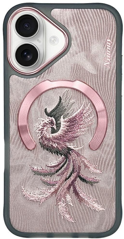 Mbështjellës telefoni Nimmy Case Magnetic Fantasy Animal MagSafe, për iPhone 16, Rose Gold