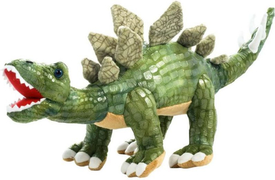 Lodër pellushi dinosauri Stegosaurus, 71cm, e gjelbër e errët