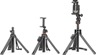 Tripod për telefon JOBY TelePod Mobile, selfie stick, me telekomandë Bluetooth, i zi