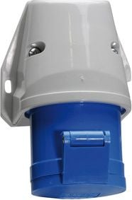 Prizë fikse industriale Base, 16A 3P 230V, IP44, blu