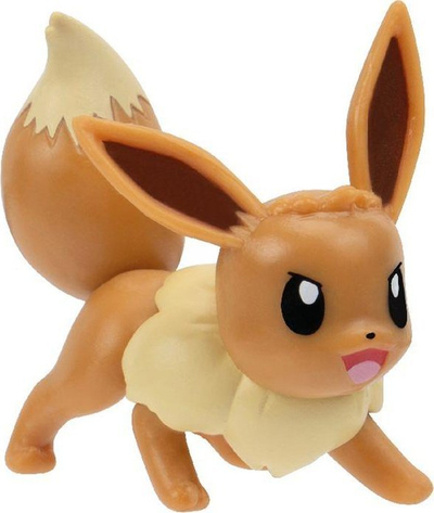 Set figurina Pokémon Eevee Sirfetch’d Charizard, 3 copë, shumëngjyrëshe