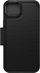Kapak telefoni OtterBox Strada për iPhone 14 Plus, lëkurë, me kapak, i zi