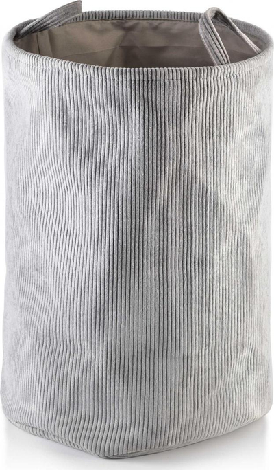 Koshi rrobash Affek Design Fort, 40x60 cm, kadife, gri