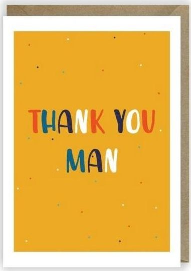 Kartolinë falënderimi Cardie Thank You K005, format A6, me zarf ekologjik