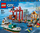 Lodër ndërtimi LEGO City Seaside Port 60422, port me anije mallrash, 8+ vjeç, shumëngjyrëshe