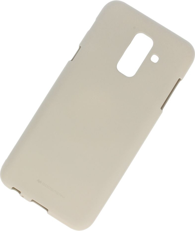 Mbulesë telefoni Mercury Soft A605 për Samsung Galaxy A6 Plus 2018, TPU, mat, bezhë