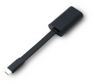 Adapter rrjeti Dell SA224, USB C në RJ45, Gigabit Ethernet, i zi