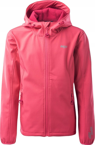 Jakne softshell për fëmijë Bejo Juvia Jr, me kapuç, e papërshkueshme nga uji, blu