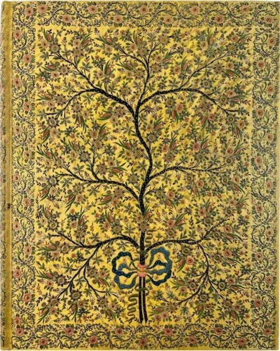 Fletore Peter Pauper Press The Silk Tree of Life, 96 faqe, e verdhë