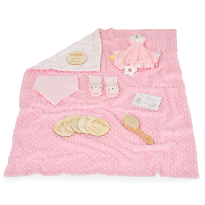 Set për fëmijë Cangaroo Bearli, 6 në 1, rozë