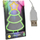 Декоративна ламба Koopman Neon Sign, форма елка, USB, зелена