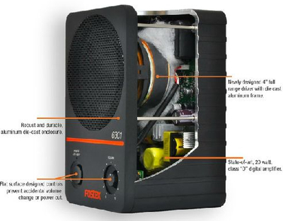 Altoparlant aktiv nearfield Fostex 6301NX, 20W, 4", i zi
