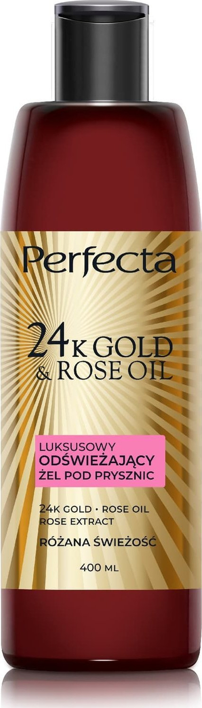 Xhel dushi DAX Luxury me ar 24K edhe vaj trëndafili, 400ml