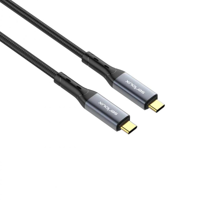 Kabllo Serioux USB-C në USB-C, 240W, 40Gbps, 1 m, e zezë