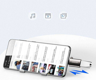 Adapter USB JoyRoom S-H151, USB-C në USB-A, 5Gbps, i zi