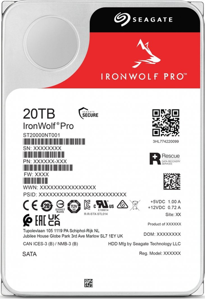 Disk serveri Seagate IronWolf Pro 20TB, 3.5'', SATA III (6Gb/s?
