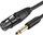 Kabllo audio UGREEN, Jack 6.3mm XLR, 2m, e zezë
