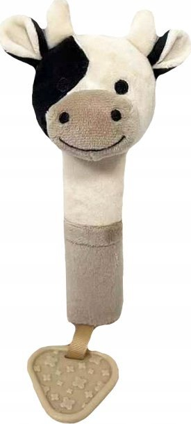 Lodër me tingull për bebe Tulilo, lopçja, 17 cm, pelush, bezhë